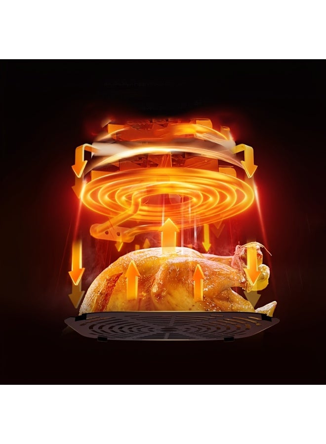 اتش تي اتش القِدر الهوائي، سعة كبيرة جدًا 10 لتر، لوحة LCD بنقرة واحدة - Image 4