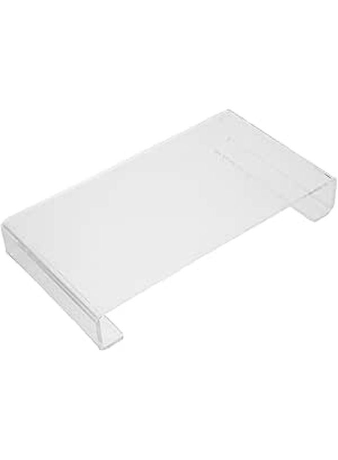 Clear Acrylic Bathroom Tray Organizer For Perfume Lotion And Makeup Storage - Image 1