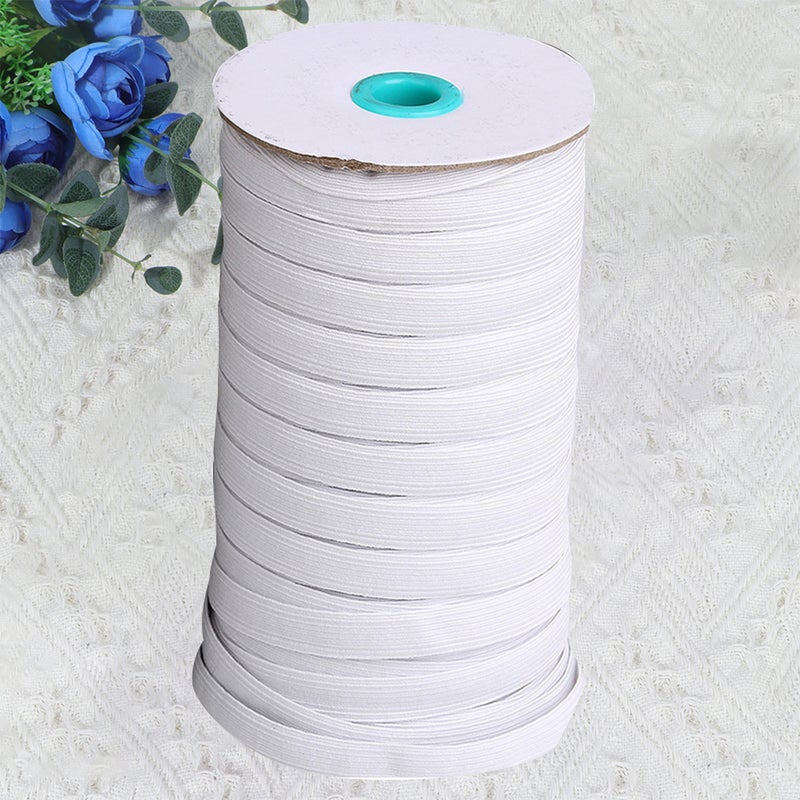 1PC DIY Elastic Band Ear Hanging Band Replacement Elastic Band (White, 9mm/ ) - Image 5