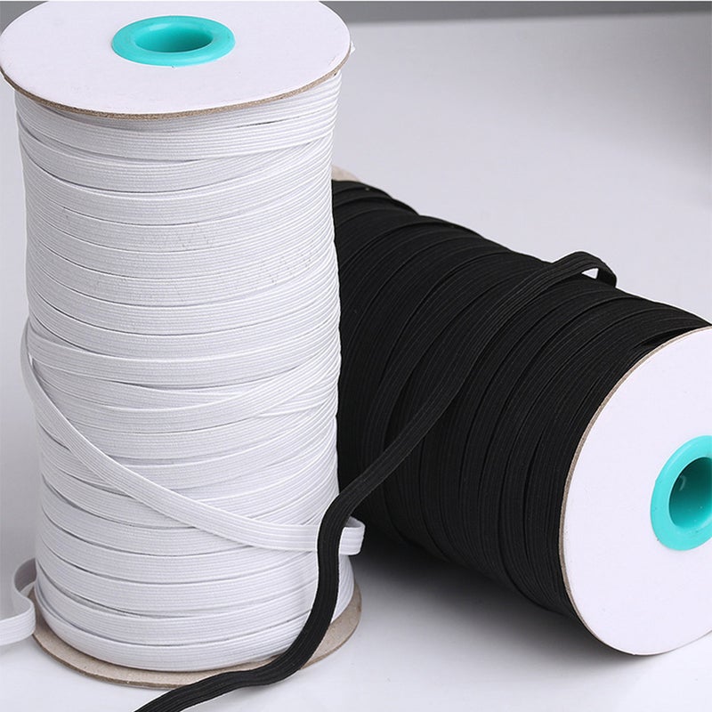 1PC DIY Elastic Band Ear Hanging Band Replacement Elastic Band (White, 9mm/ ) - Image 2