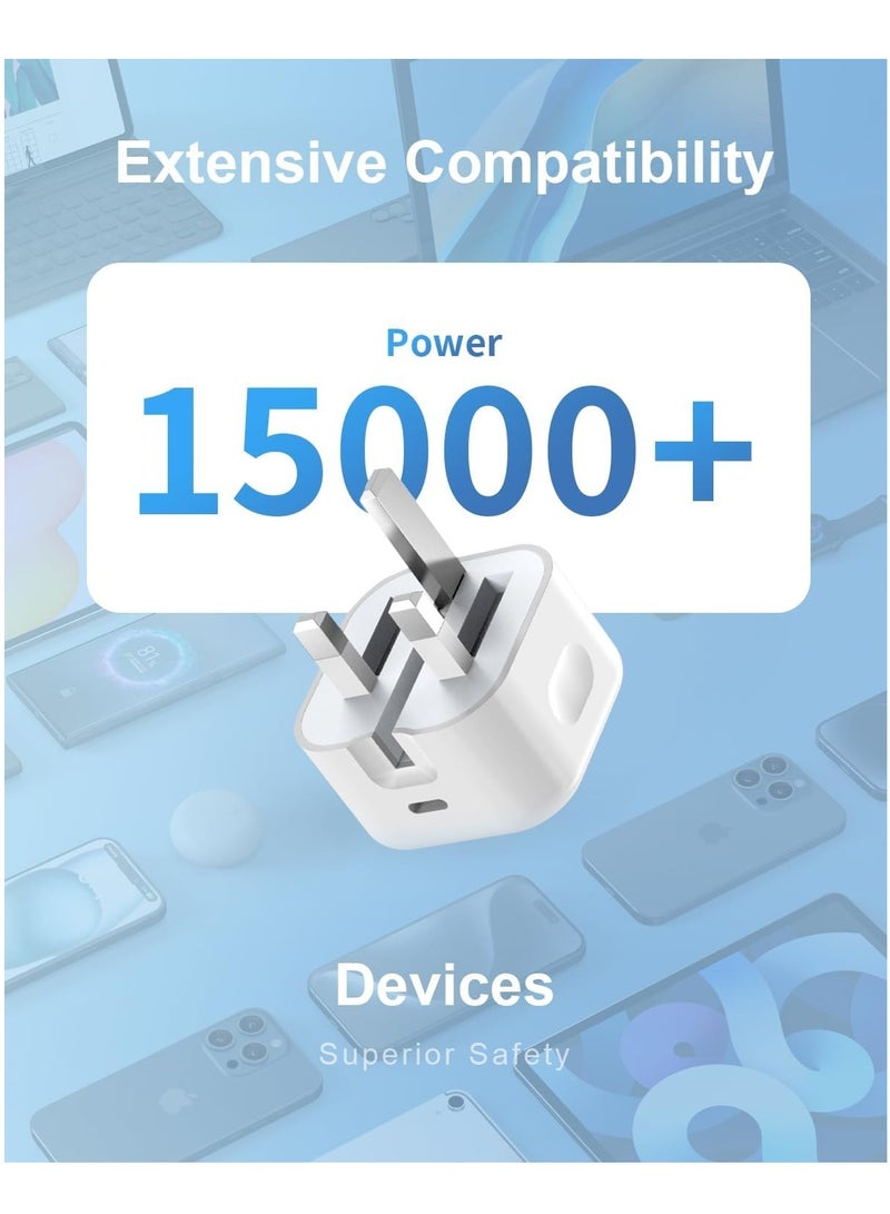 General 20W USB-C Fast Charger Plug – Compact Wall Adapter for iPhone, Samsung, iPad, and More, UK-Compatible  - Image 3