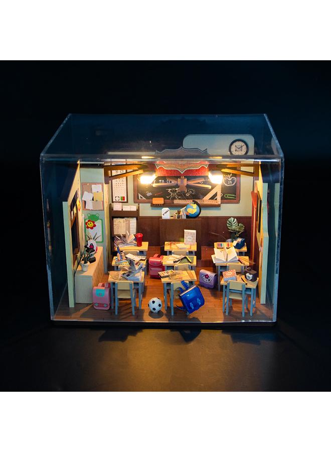 Bluejw Hongda Diy Cabin Innocence Age 3d Stereo Assembled Building Classroom Model Graduation Season Opening Season Gifts - Image 1