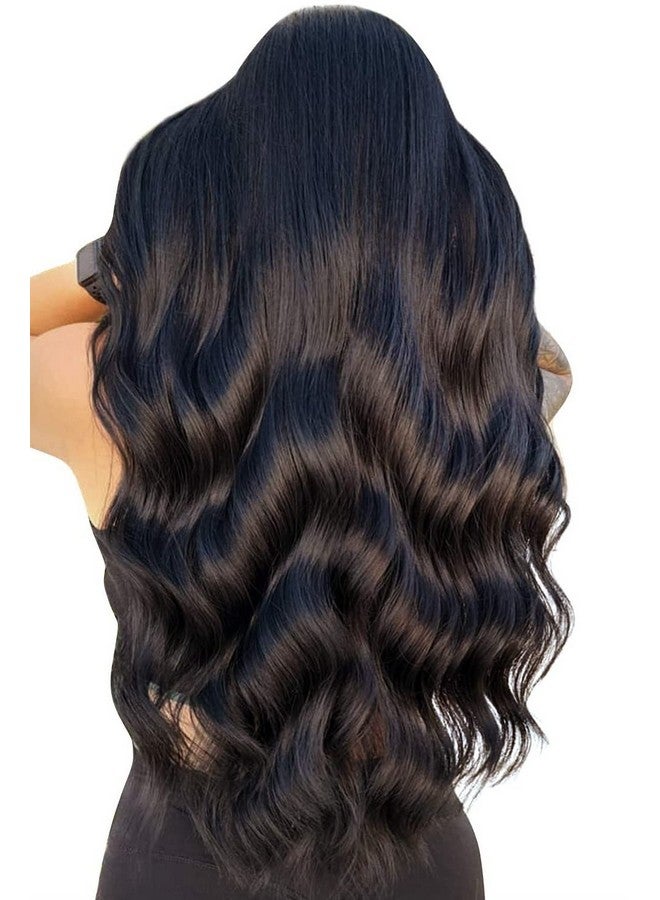 بارادايس وصلات شعر Paradise® 5 مشابك ¾ رأس قطعة واحدة للنساء بلمسة نهائية غير لامعة بدون لمعان إضافي وصلات شعر للفتيات لزيادة الطول والحجم على الفور (أسود) - Image 1