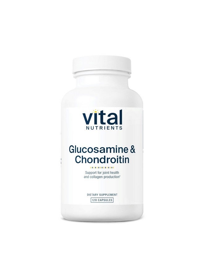 Vital Nutrients Glucosamine & Chondroitin | Healthy Cartilage, Mobility, and Joint Support Supplement | Gluten, Dairy, Soy Free | Non-GMO | 120 Capsules - Image 1
