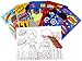 TINYMILLS Superhero Coloring Books for Kids 12 Coloring Books with 48 Crayons Superhero Party Favors Classroom Rewards Favor Bag Fillers Superhero Birthday Party Supplies - Image 4