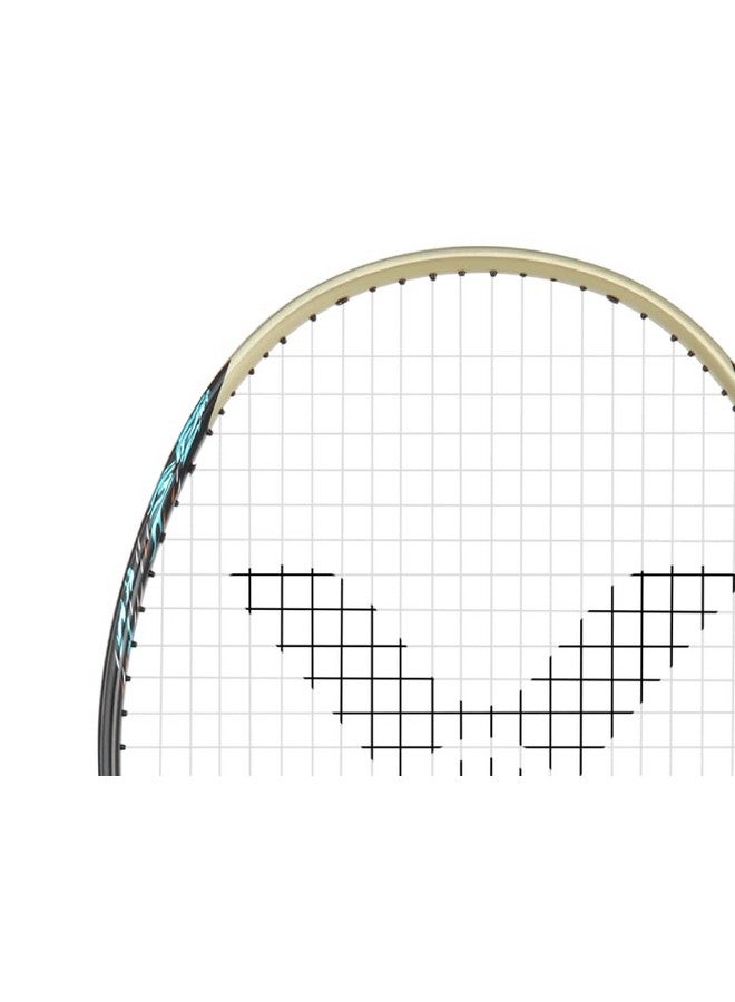 VICTOR Graphite DX-7SP-X-4U Drive X Series Strung Badminton Racket -Electrum,Gold - Image 2
