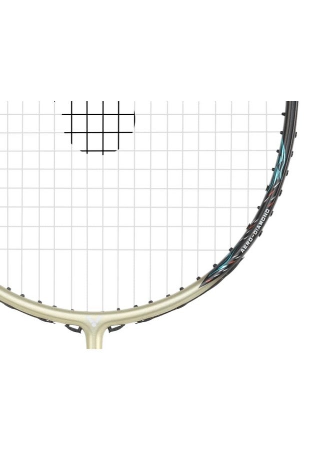 VICTOR Graphite DX-7SP-X-4U Drive X Series Strung Badminton Racket -Electrum,Gold - Image 3