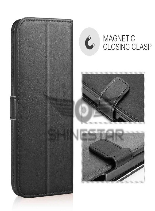 شاين ستار جراب SHINESTAR PU الجلدي القابل للطي مع غطاء TPU مقاوم للصدمات لهواتف Mi Redmi Note 7 / Mi Redmi Note 7 Pro / Mi Redmi Note 7S (أسود أنيق، Mi Redmi Note 7 / Note 7 Pro / Note 7S) - Image 4