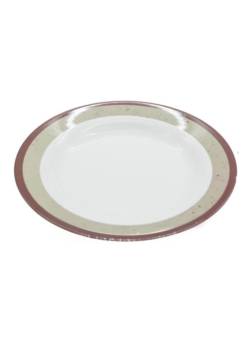 AKDC Melamine Rim Soup Plate -10 Inch - Image 1