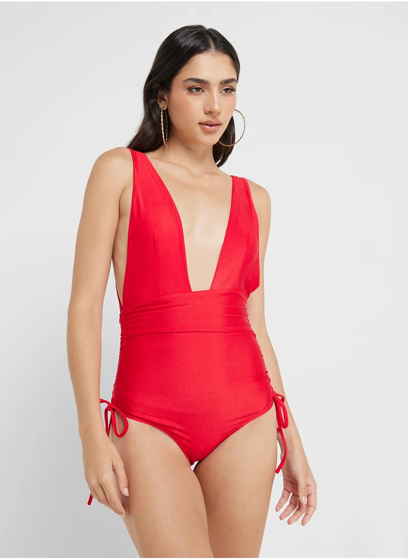 جينجر Halter Neck Swimsuit