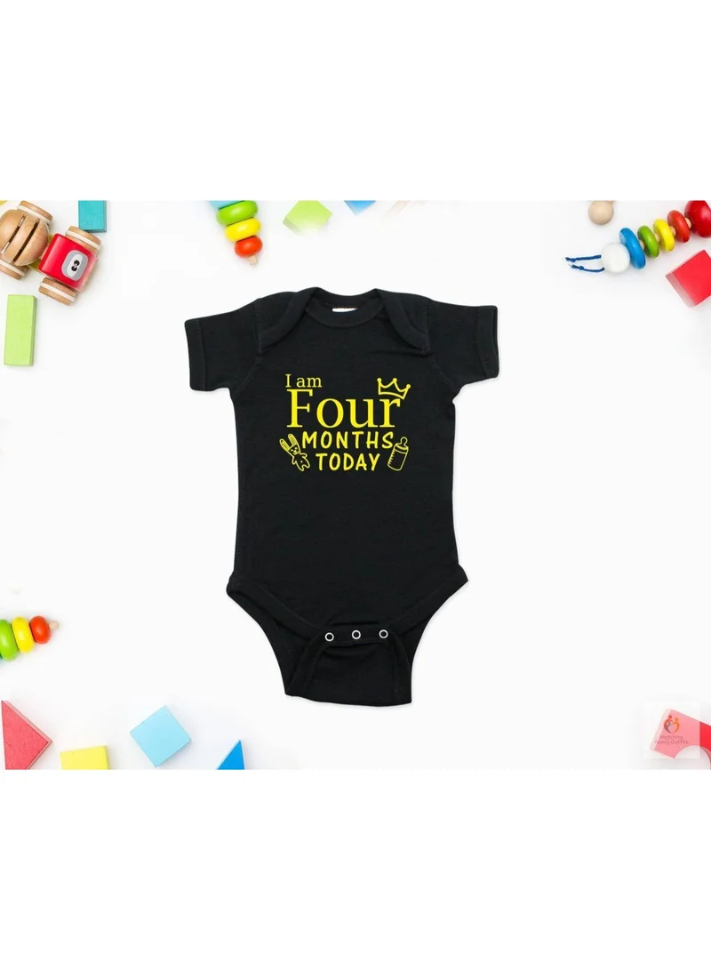 ماتشينج فاميلي اوتفيتس بدلة طفل قطنية لشهرية الميلاد – بدلة مطبوعة ناعمة وقابلة للتنفس للمواليد الجدد، مناسبة كزي يومي لطيف أو كهدية مثالية لحفلات استقبال المواليد