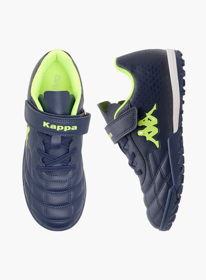 كابا Boys' Quilted Football Shoes with Hook and Loop Closure