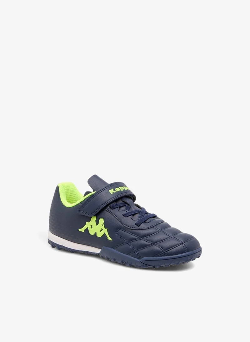Kappa Boys' Quilted Football Shoes with Hook and Loop Closure