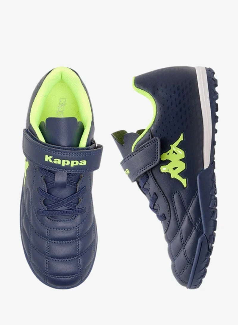 Kappa Boys' Quilted Football Shoes with Hook and Loop Closure