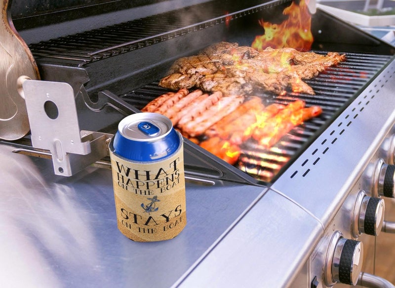 ThisWear Nautical Coolie What Happens On The Boat Stays On The Boat 2-Pack Can Drink Thermocoolers - Image 3
