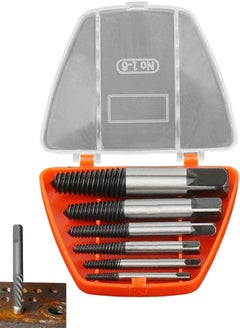 GGOOT Damaged Screw Extractor Set - High Hardness Stripped Screw Remover - Damaged Screw Extractor Set with Precise Fine-toothed Thread, Broken Bolt Remover Screw Extractors for Bolts Studs  - Image 1