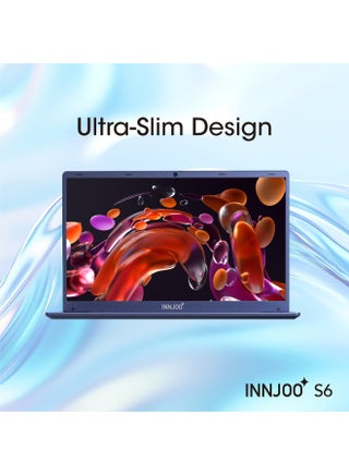 لاب توب S6 AI بشاشة 14.1 بوصة، معالج Core i5-1030G7، ذاكرة وصول عشوائي (رام) سعة 8 جيجابايت، قرص اس اس دي سعة 256 جيجابايت، نظام التشغيل ويندوز11، يدعم اللغة الإنجليزية/العربية، أزرق الإنجليزية/العربية - view 4