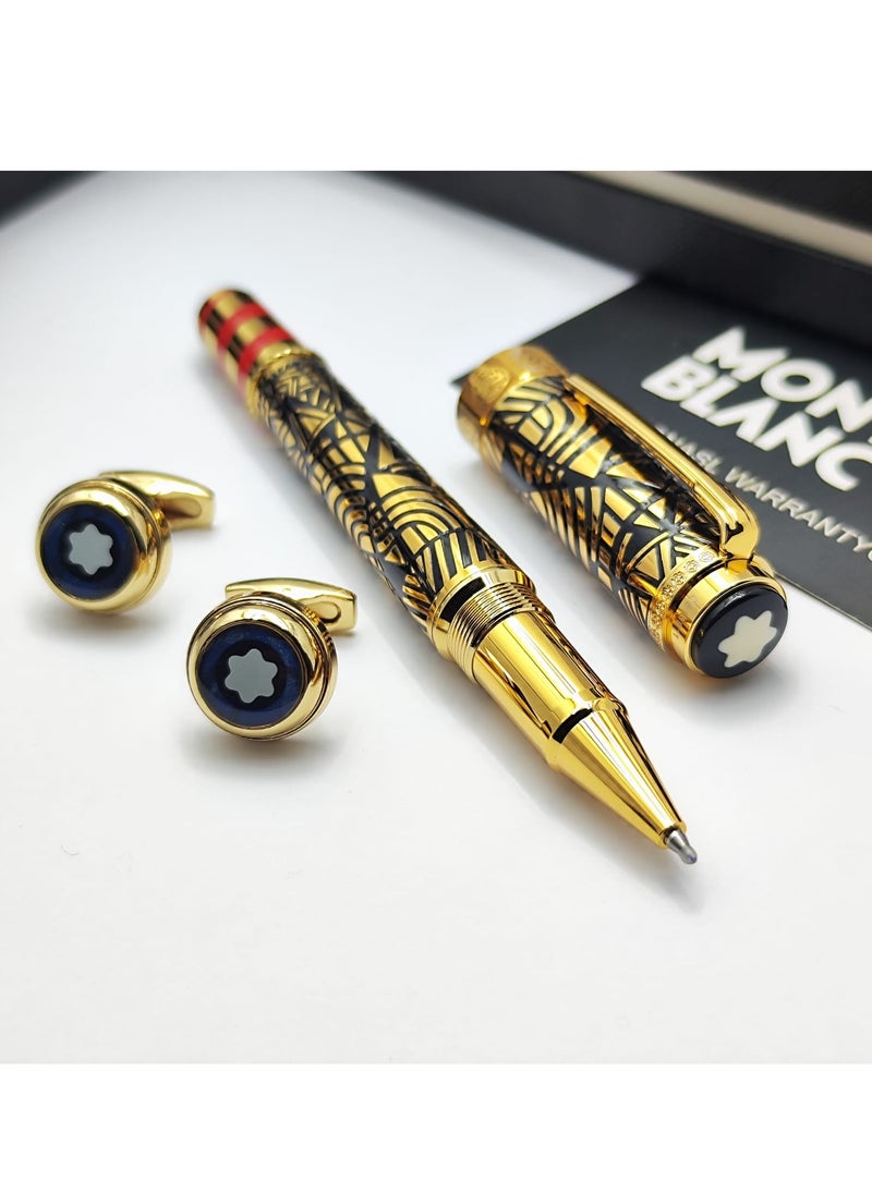 Mont Blanc Mont Blanc pen and cufflink  Estelle Estelle  New latest version  Mont Blanc   💎 ⚡️First class 