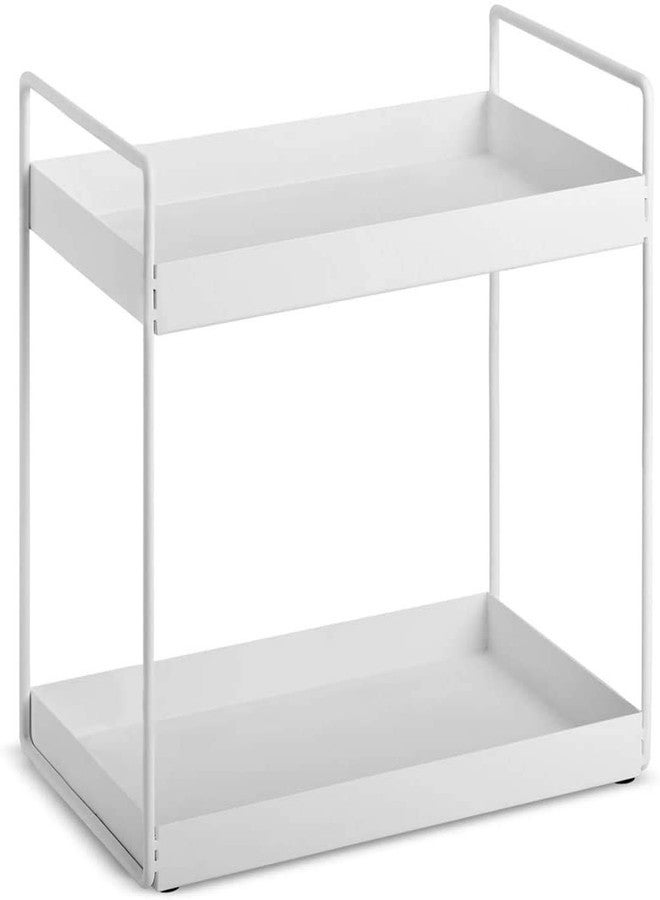 appeasy Storage Rack (White 2 Tier) - Image 1