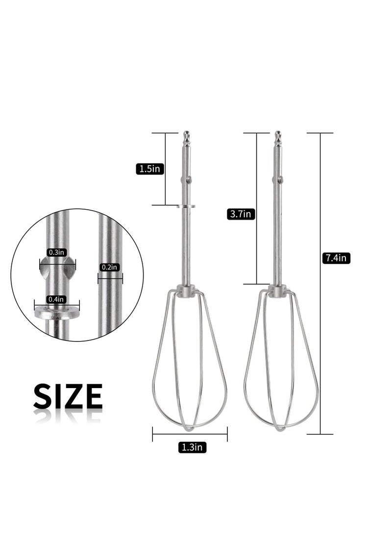 Generic - Hand Mixer Beaters Replacement for CHM Series Hand Mixer, Compatible with Cuisinart CHM-BTR Beaters-HM-50, HM-50BK, HM-70, CHM-3, CHM-7PK, Perfect Fit for Cuisinart Hand Mixer Attachments(2 Pack) - Image 1