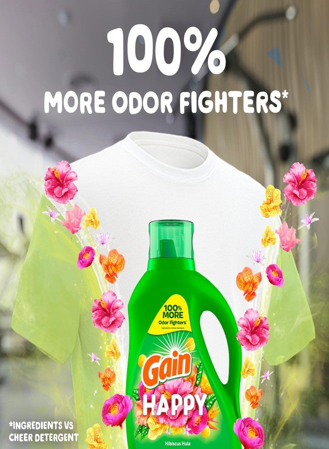 Gain Liquid Laundry Detergent, Happy, HE Compatible, 113 fl oz, 78 Loads - Image 2