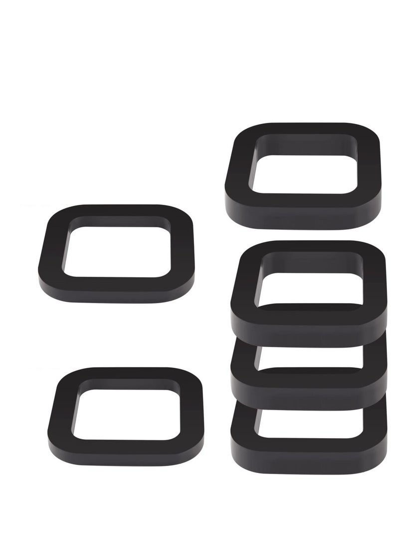 Excefore 6 Pack 2 Inch Hitch Receiver Silencer Pad,  for Adjustable Ball Mounts, Reduce Rattle, Multiple Size Combination, Compatible with Most 2 Inch Trailer Hitch Receiver - Image 1