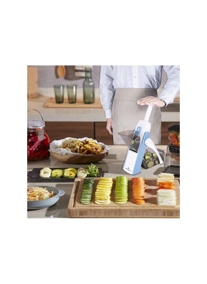 Generic - Mandoline Slicer 5 In 1 Vegetable Cutter, Strips Julienne Dicer Adjustable - Image 1