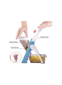 Mandoline Slicer 5 In 1 Vegetable Cutter, Strips Julienne Dicer Adjustable