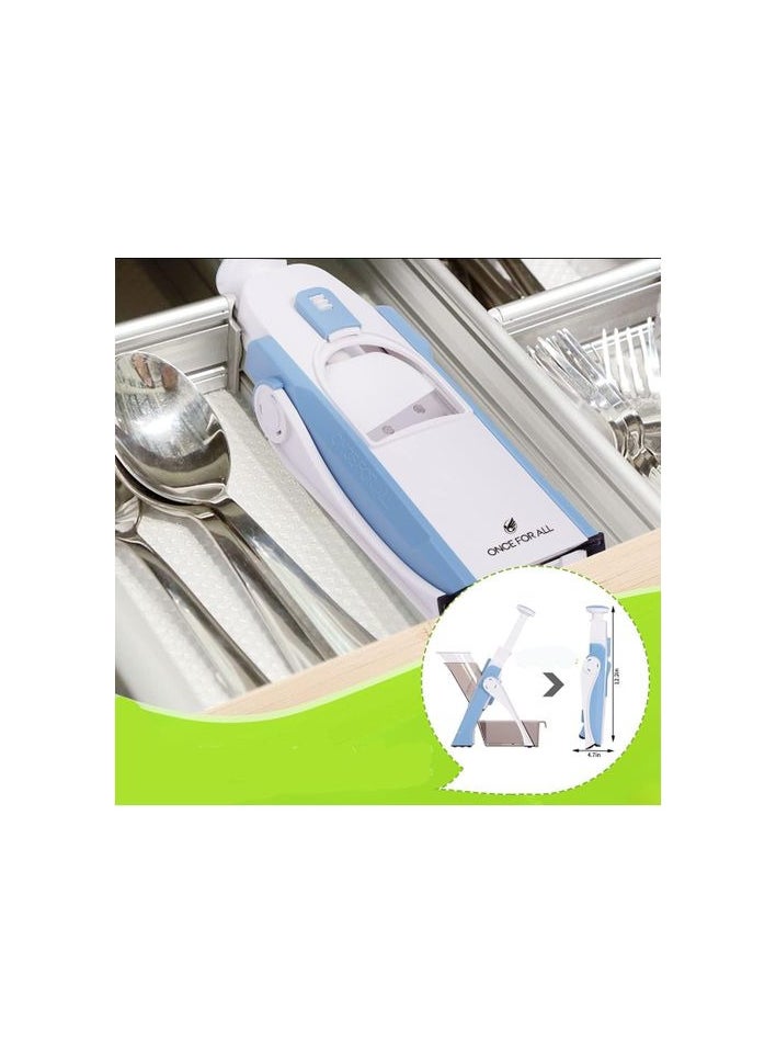 Generic - Mandoline Slicer 5 In 1 Vegetable Cutter, Strips Julienne Dicer Adjustable - Image 1