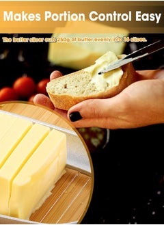 LENND Butter & Cheese Slicer Stainless Steel Multipurpose Cheese Slicer，With Ergonomic Handle, Suitable For Cutting Cheese, Butter, Eggs, Fruit And Other Softer Solid Food Use.  - Image 3