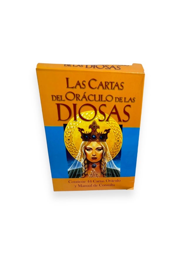 NIBEMINENT Cartas del Oraculo de las Diosas, Spanish edition, Edicion en español, Barajas de oráculo, para principiantes, Spiritual Guide - Image 1