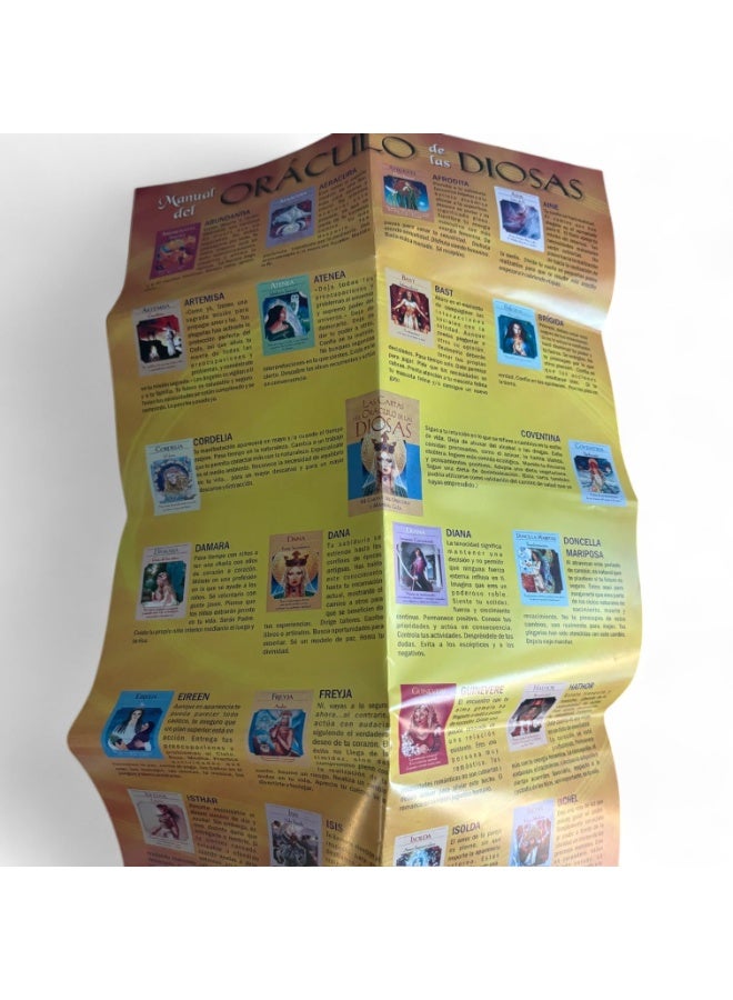 NIBEMINENT Cartas del Oraculo de las Diosas, Spanish edition, Edicion en español, Barajas de oráculo, para principiantes, Spiritual Guide - Image 5