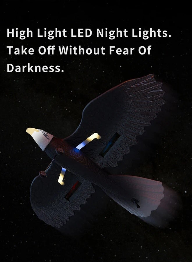 Eworld HW40 RC Glider Plane 2.4G, 420mm Wingspan Remote Control Eagle Aircraft with EPP Foam, Easy to Fly for Boys & Beginners – Includes Battery, Remote & Charger - Image 3