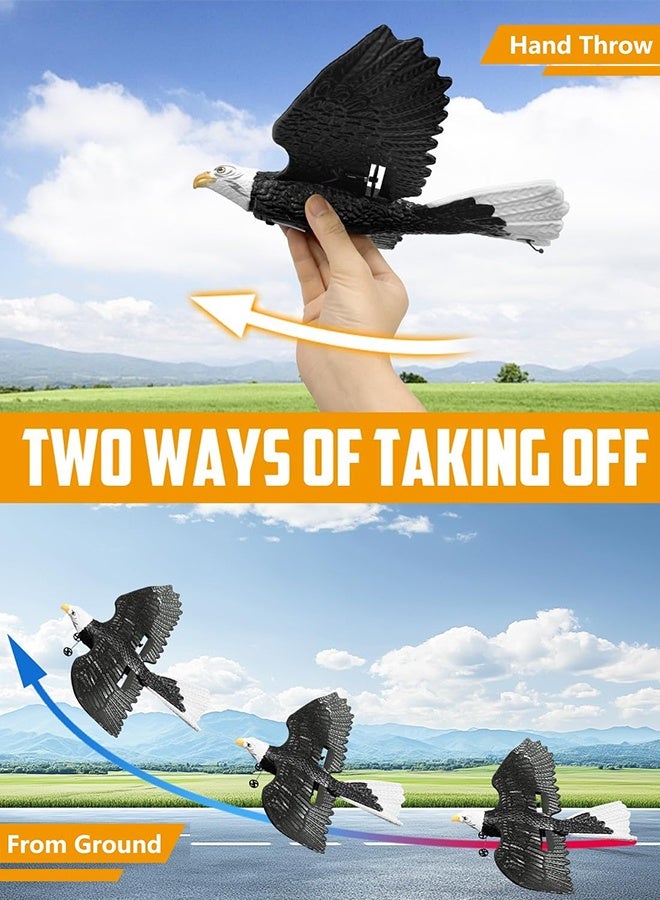 Eworld HW40 RC Glider Plane 2.4G, 420mm Wingspan Remote Control Eagle Aircraft with EPP Foam, Easy to Fly for Boys & Beginners – Includes Battery, Remote & Charger - Image 4