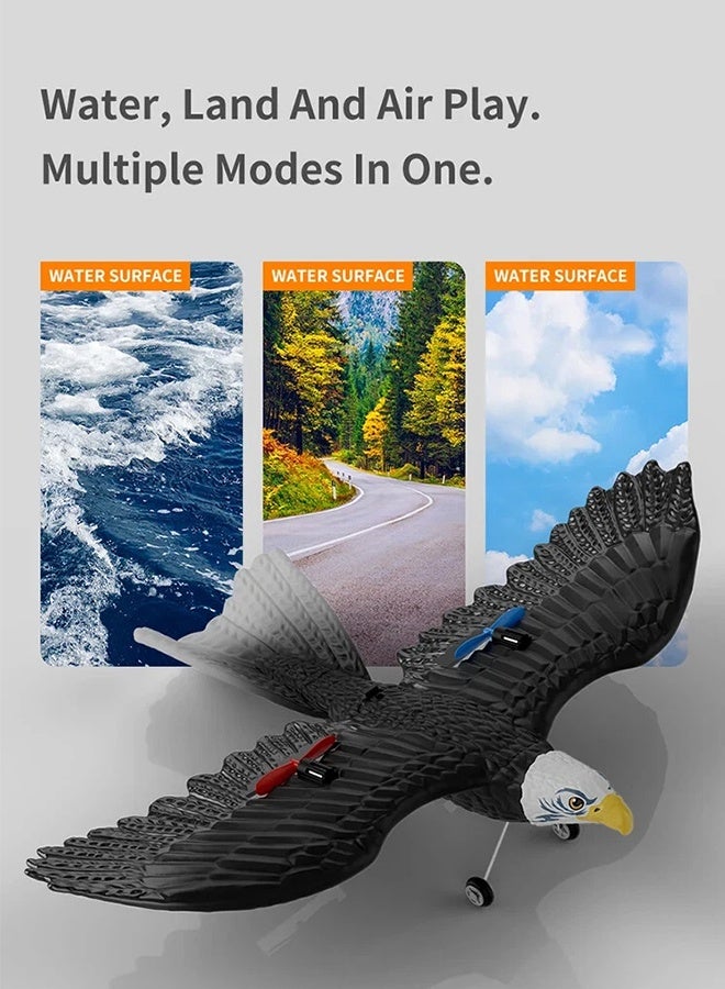 Eworld HW40 RC Glider Plane 2.4G, 420mm Wingspan Remote Control Eagle Aircraft with EPP Foam, Easy to Fly for Boys & Beginners – Includes Battery, Remote & Charger - Image 2