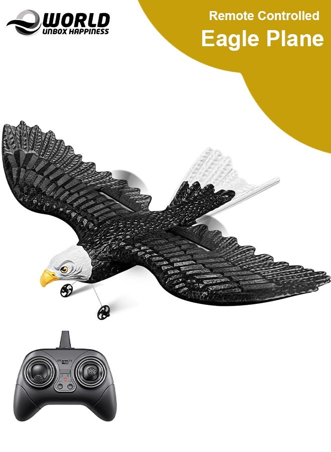 Eworld HW40 RC Glider Plane 2.4G, 420mm Wingspan Remote Control Eagle Aircraft with EPP Foam, Easy to Fly for Boys & Beginners – Includes Battery, Remote & Charger - Image 1