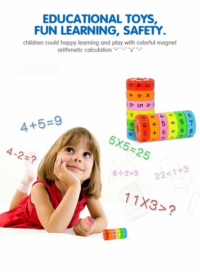 GROIC Learning Activity Center, Learning Toys Math Toys, Children's Magnetic Math Toys Building Block Games, Montessori Counting Tools, Preschool Abacus Math Materials, Educational Early Education Toys  - Image 2