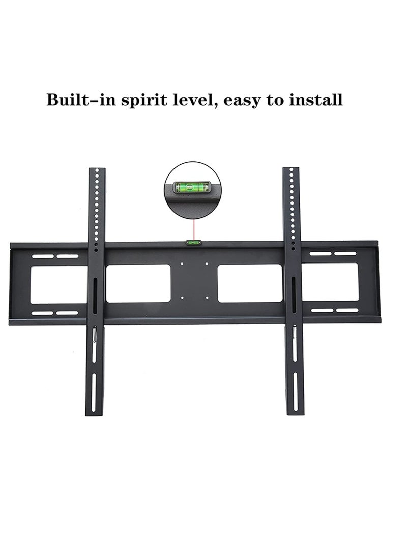 ELTRAZONE TV Mount Fixed TV Wall Mount Bracket Wall-mounted TV Stand with Spirit Level and Anti-drop Baffle Suitable for Most 60-100 Inch TVs Up to VESA 900x600mm - Image 4