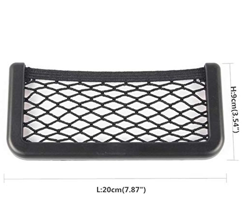 Zittop Hanging Style Multifunctional Compartment mesh Bag Car Storage Car Accessories/Small Objects/Gum/Cosmetic Money/Glasses/Phone - Image 2