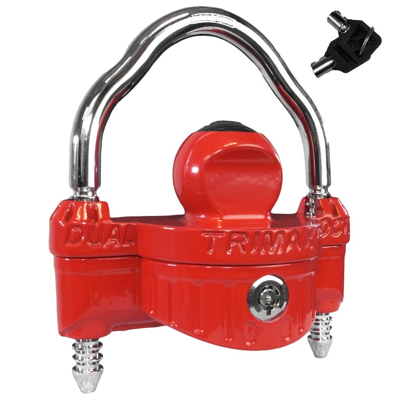 Trimax  UMAX 25D  Trailer Lock for Hitch Dual Purpose Transforms to U Lock  Trailer Hitch Lock for 178  2516 Couplers All Coupler Types