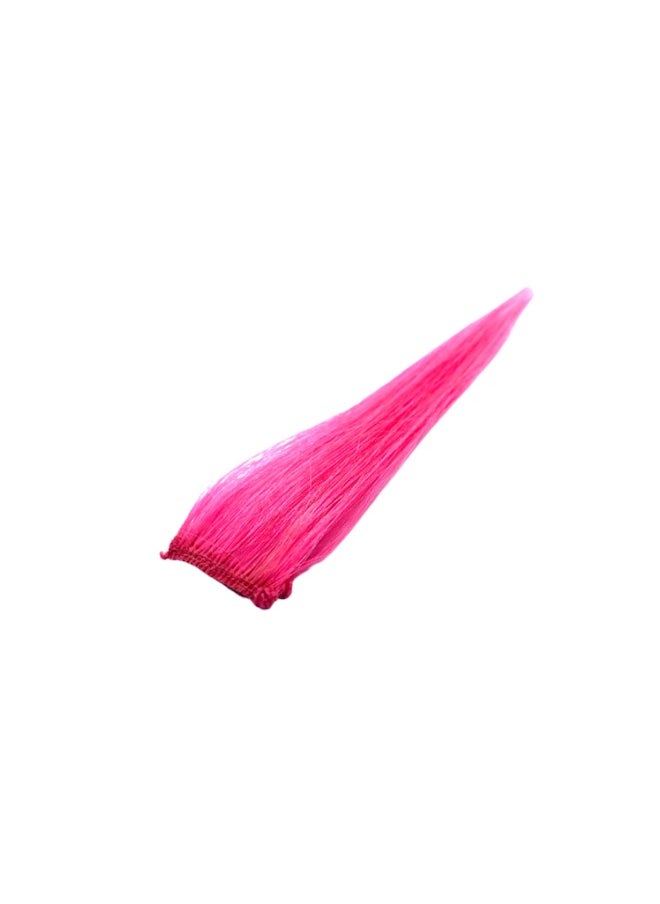Keep Calm and Clip Em In - Pink Highlight - Clip-in Real Human Hair Extension - Image 1