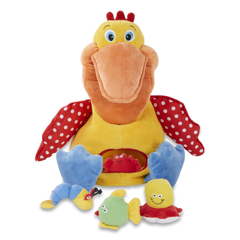 Melissa & Doug K's Kids Hungry Pelican Soft Baby Educational Toy - Image 4