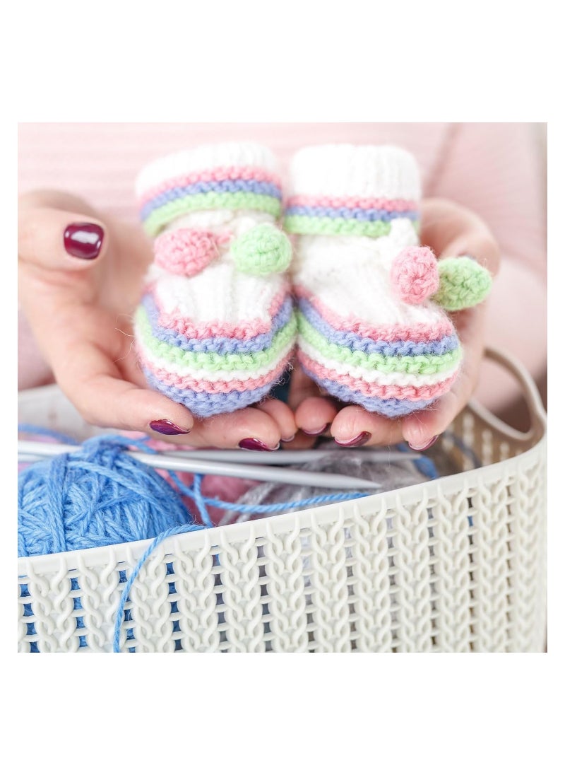 Generic - 6 Pcs Multi-Colored Acrylic Crochet Yarn Set, Perfect for Knitting, Crocheting, and Craft Projects - Ideal for Sweaters, Scarves, Hats, and More (A) - Image 1