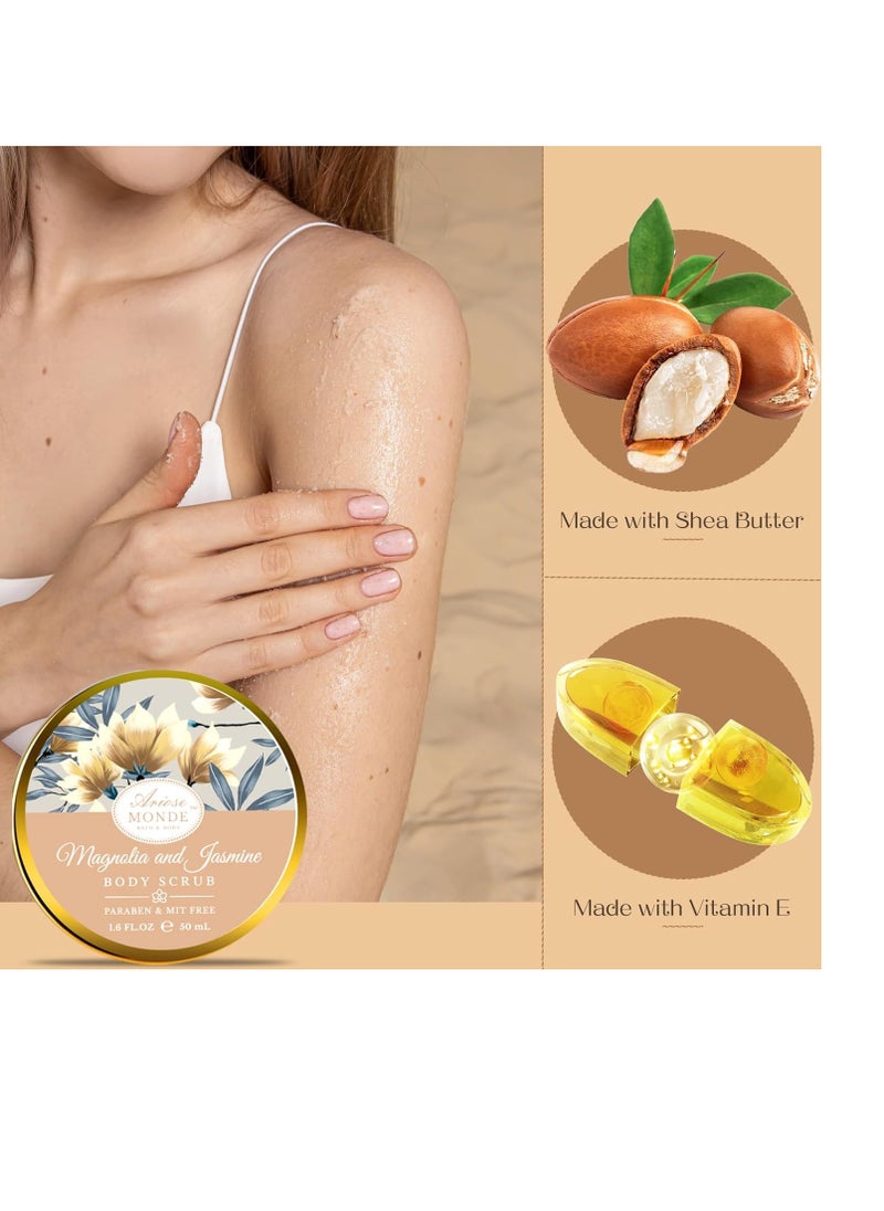 ArioseMonde Home Spa Gift Basket, Bath Spa Kit for Women, with Body Lotion, Shower Gel, Bubble Bath, Body Scrub, Bath Salt, Bath Bomb, Bath Gift Set for Mother, Wife Her, with Magnolia and Jasmine Scent  - Image 4