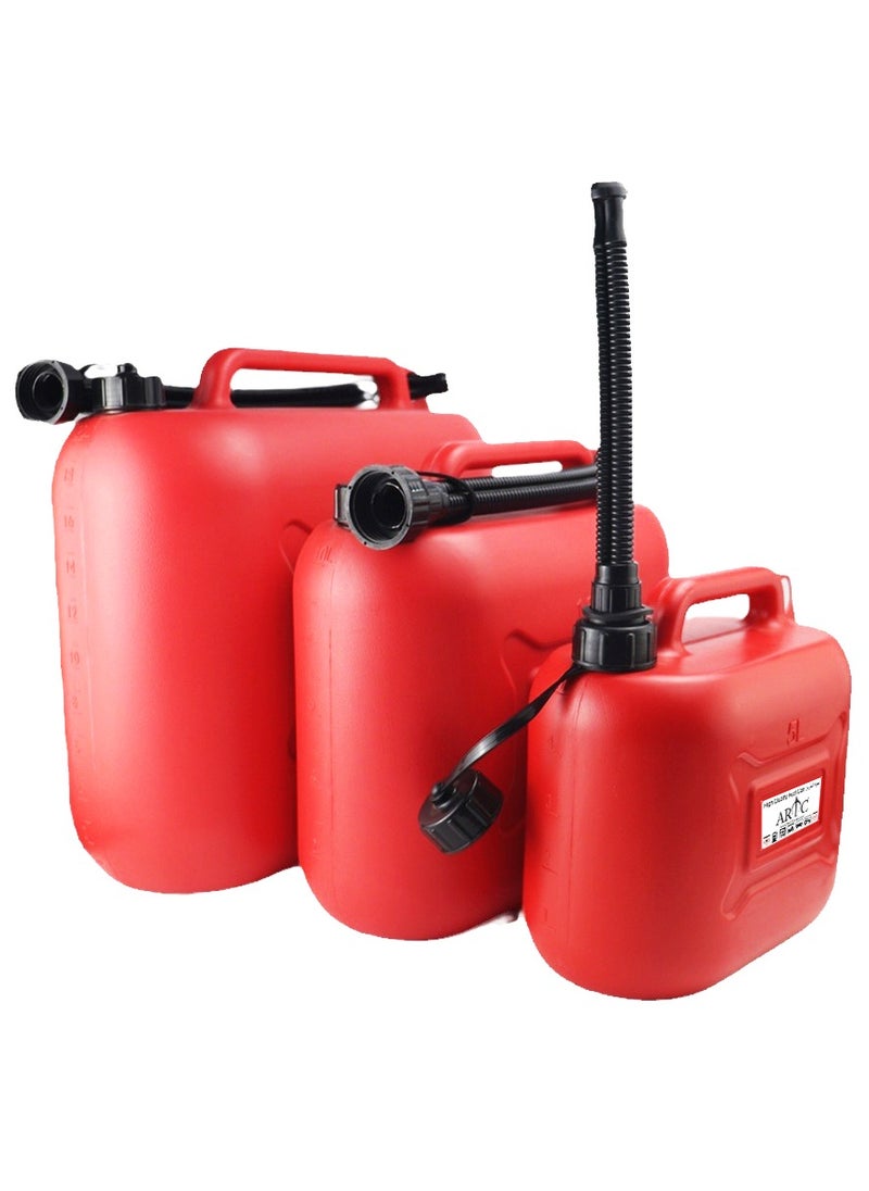 ARTC ARTC Heavy Duty Petrol, Oil, Diesel Container And Fuel Jerry Can And Storage Tank, Red, 5 Liter  - Image 4
