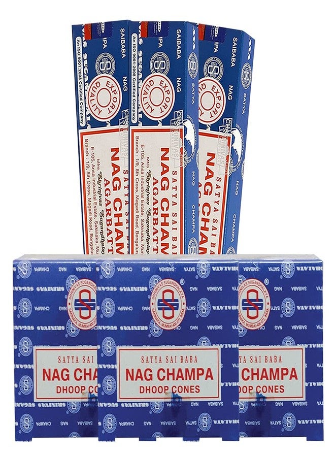 TRUMIRI Nag Champa Incense Sticks and Nagchampa Incense Cone Variety Pack Bundle Insence-Sticks Insence Insense Insiensos - Image 5