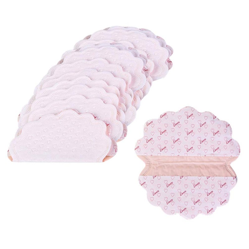 comfrt 40pcs Anti Sweat Pads Women Underarm Liners Pads Disposable Sweat Pads Armpit Protectors Absorbing Sweat Shield Pad Fight Hyperhidrosis - Pink - Image 1