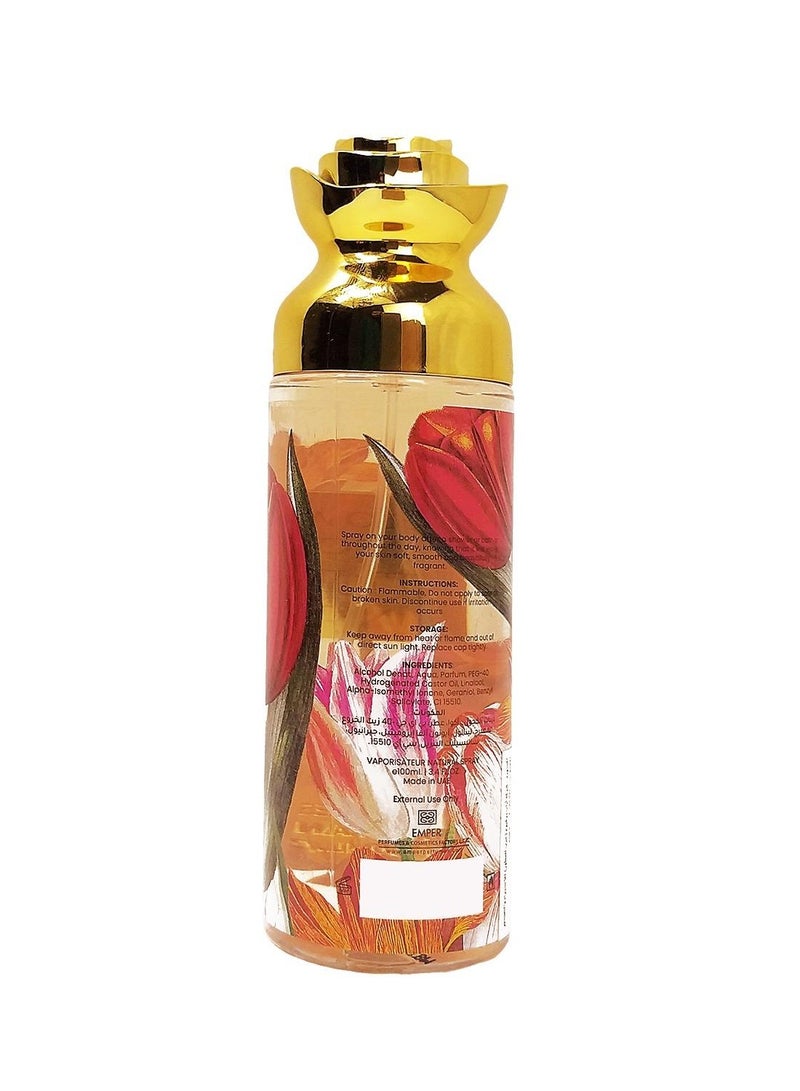 emper Flower's Secret Tulip Night - Body Mist - For Women - 100ml - Image 3