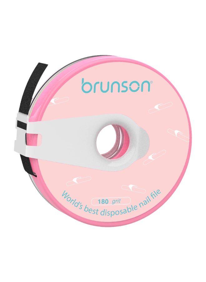 brunson Nail file refill roll in a plastic case Grit#180 BATC180 