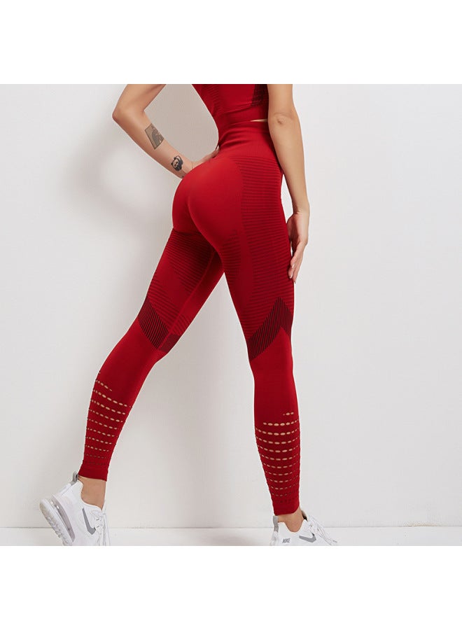 Internet Celebrity Fitness Yoga Pants High Waist Peach Hip Slimming Running Pants